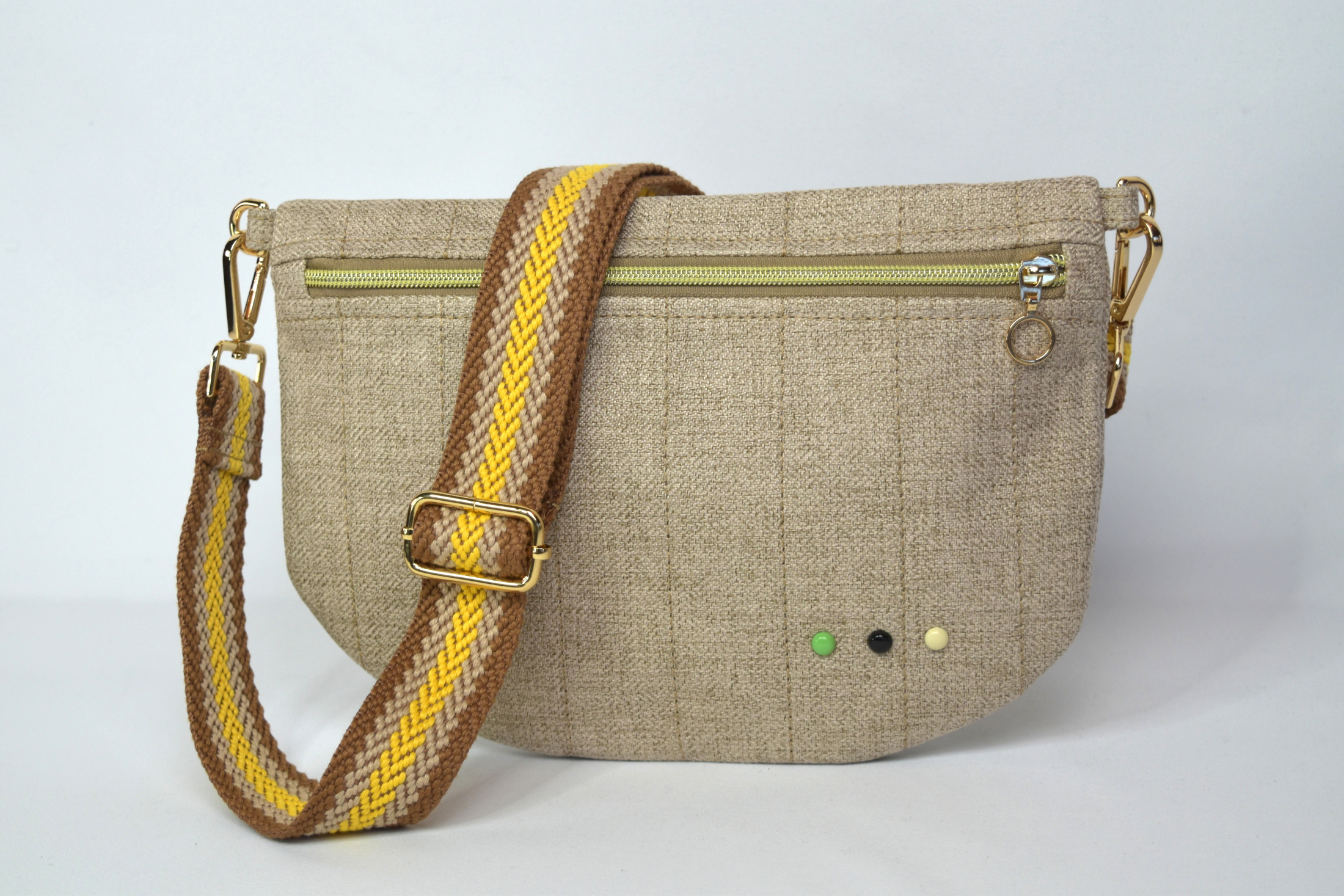 Textured Crossbody Bum Bag