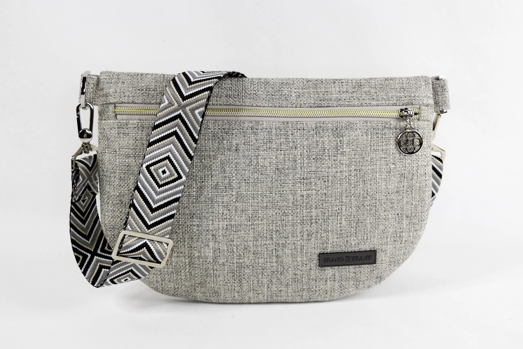 Gray Bum Bag A Silver Front.jpg