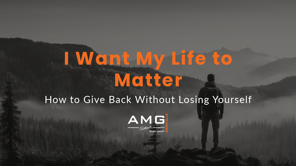 What If Being a Good Man Is Leaving You Exhausted and Resentful?