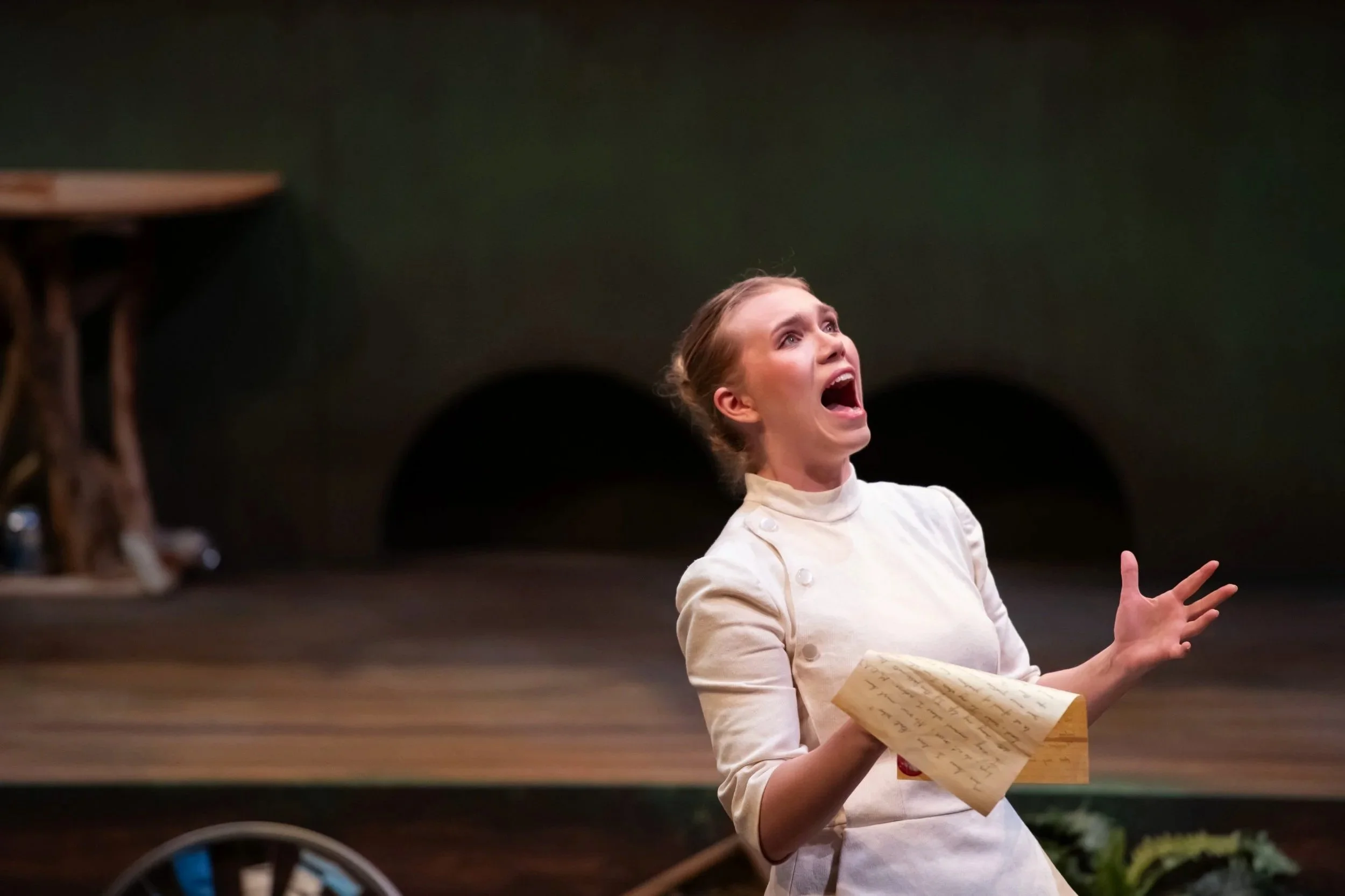 Samantha Frew as Malvolio - Photo credit: Dean Kalyan