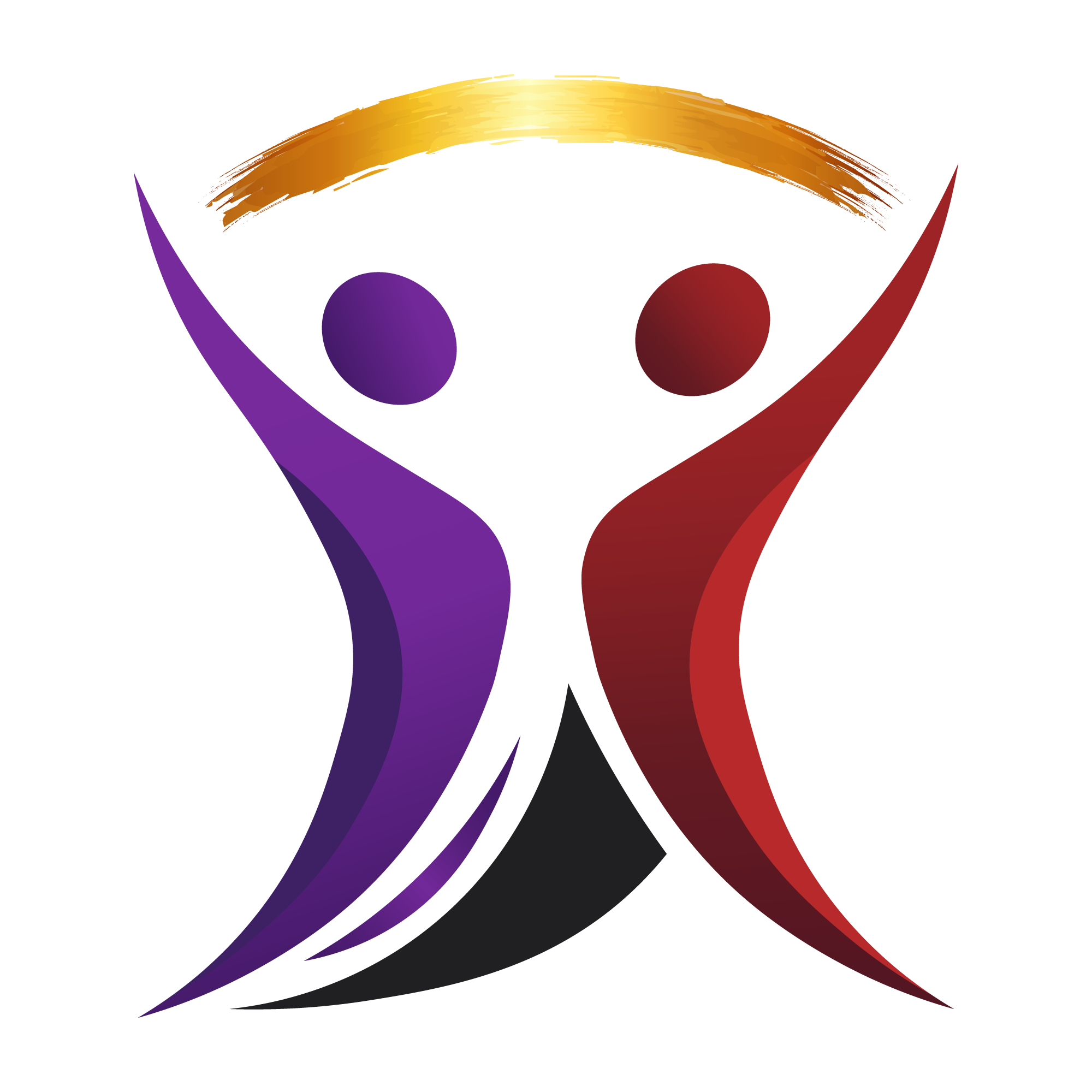 The Superman logo with a purple 'S' on a red shield, featuring a yellow background at the top.