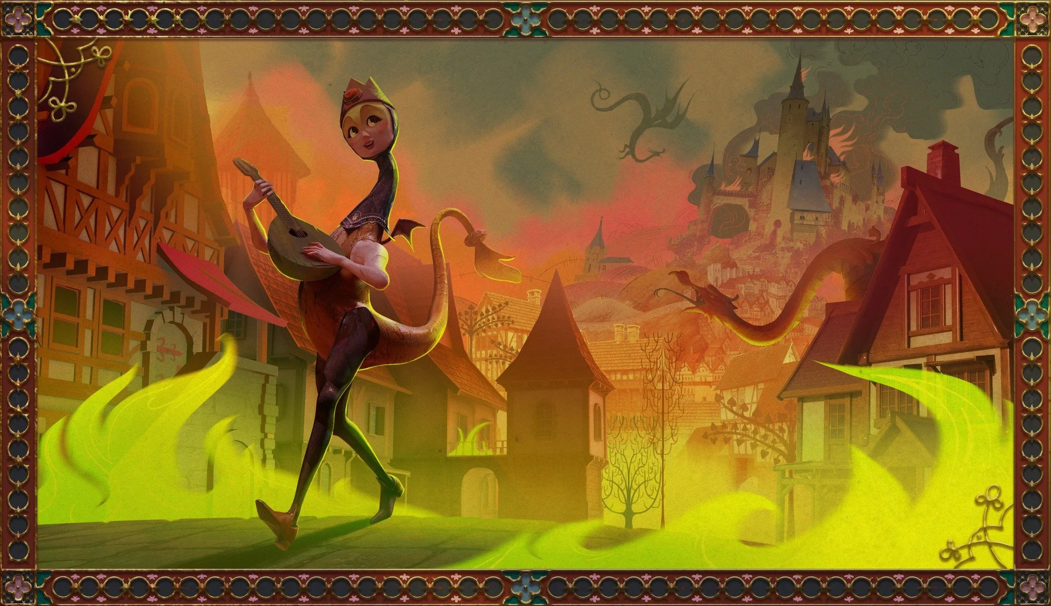 Mother&acute;s inconspicuous Thursday.🤸

I&acute;ve been learning 3D all last semester, and because I like challenges, I decided to model the weirdest lady you must have seen in a while. 

I was looking at medieval miniatures with wacky creatures, a