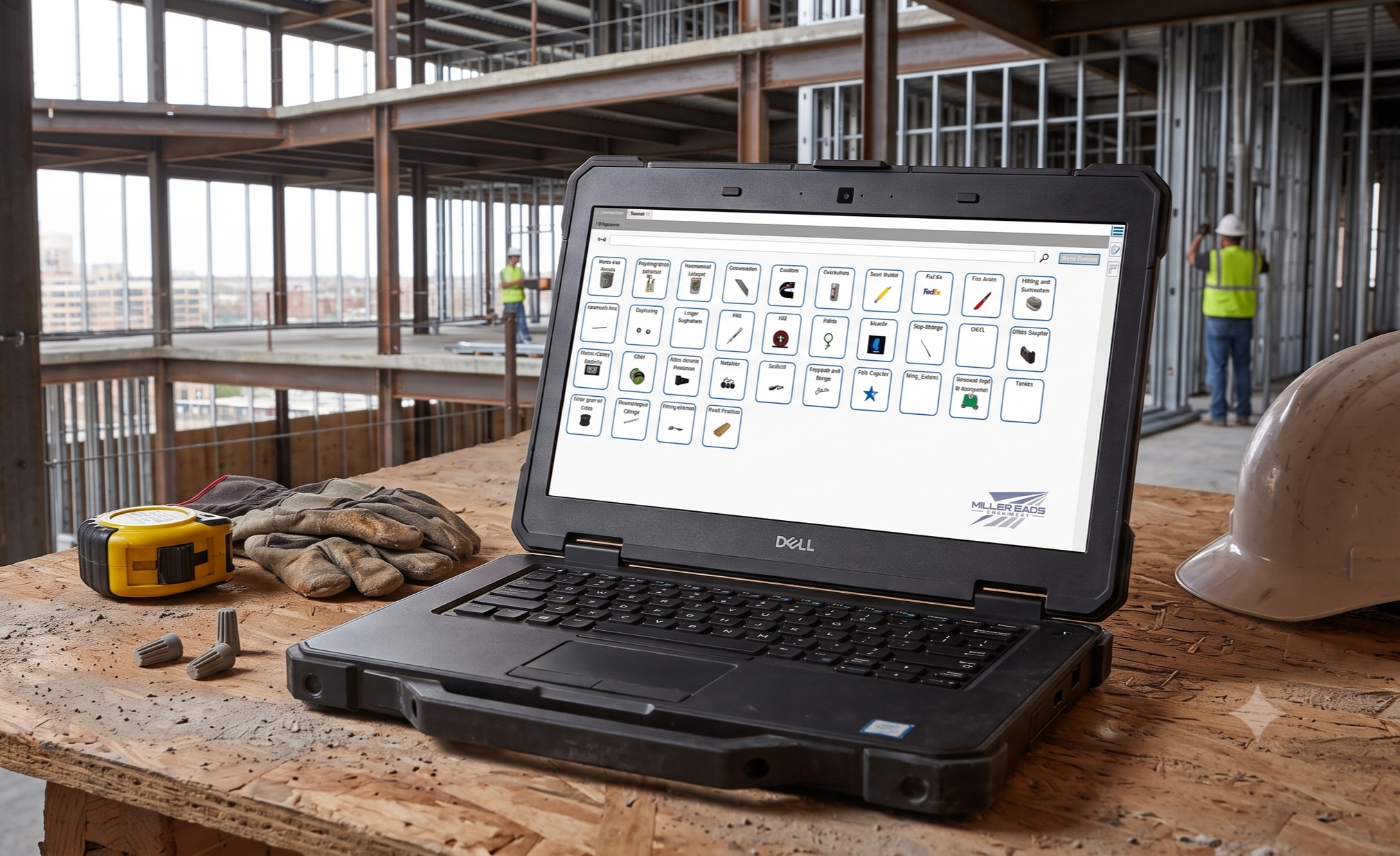 Effective communication is critical in the construction industry.  We utilize a custom written application for purchasing, time tracking,  tool and material ordering,  all within one platform. 