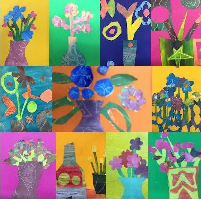 Painting and collage workshop - St Martins School - Gilling.jpg