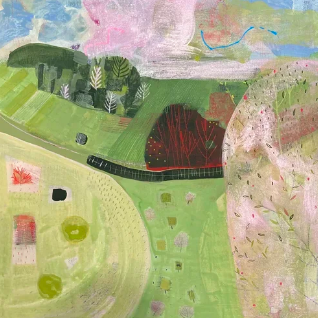 Pink Sky Over Rabbit Dale - SOLD £0.00