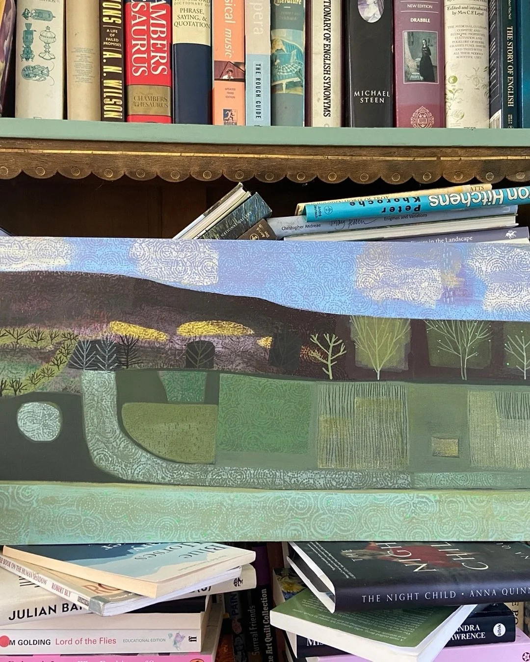 A field near Cockermouth

When I think a painting is finished, it needs to pass the bookshelf test. I think it&rsquo;s finished.

#finishedpaintings #contemporarylandscapeartist #cockermouth #cumbria #cumbrian #landscapepaintingnow #landscape_capture
