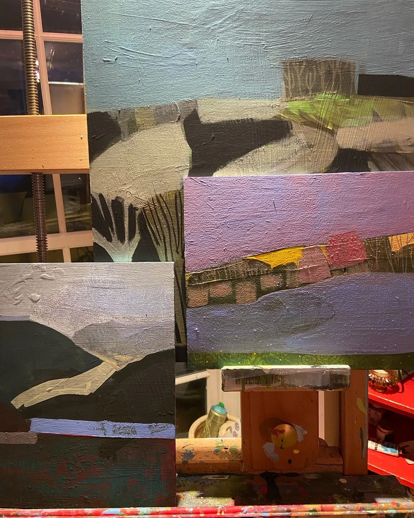 Things on the go&hellip;

Crummock Water, Bulmer Bank and the view from my studio 

I&rsquo;m loving this weather so much for painting outside. Currently painting Bulmer Bank, Crummock Water and the view from my studio.

There is a panic on in April 