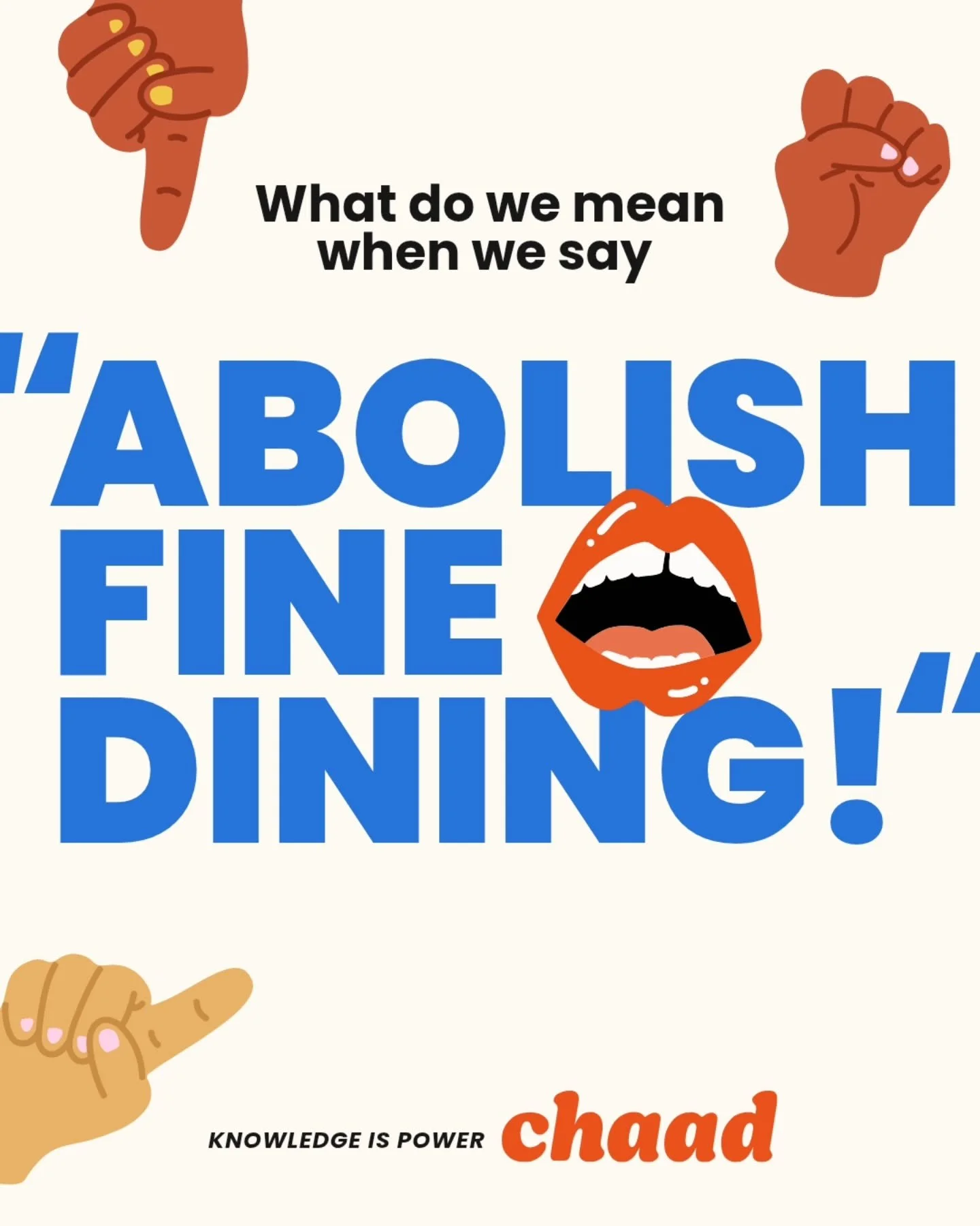 The recent events are not the fault of one or a couple of bad apples. Its the fault of an entire system that profits from explotation and violence. Until we as an industry uproot it our relationship with white supremacy Noma and Warlord will resurfac