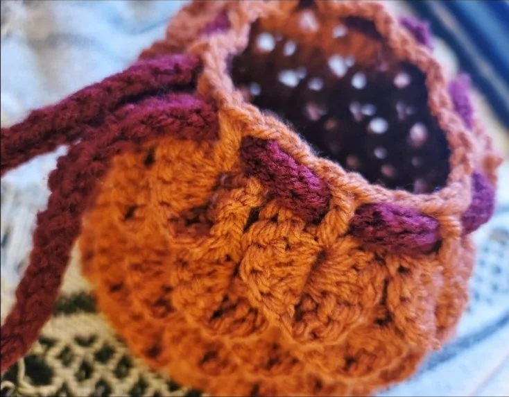 Dragon Scale Pouch Crochet Pattern