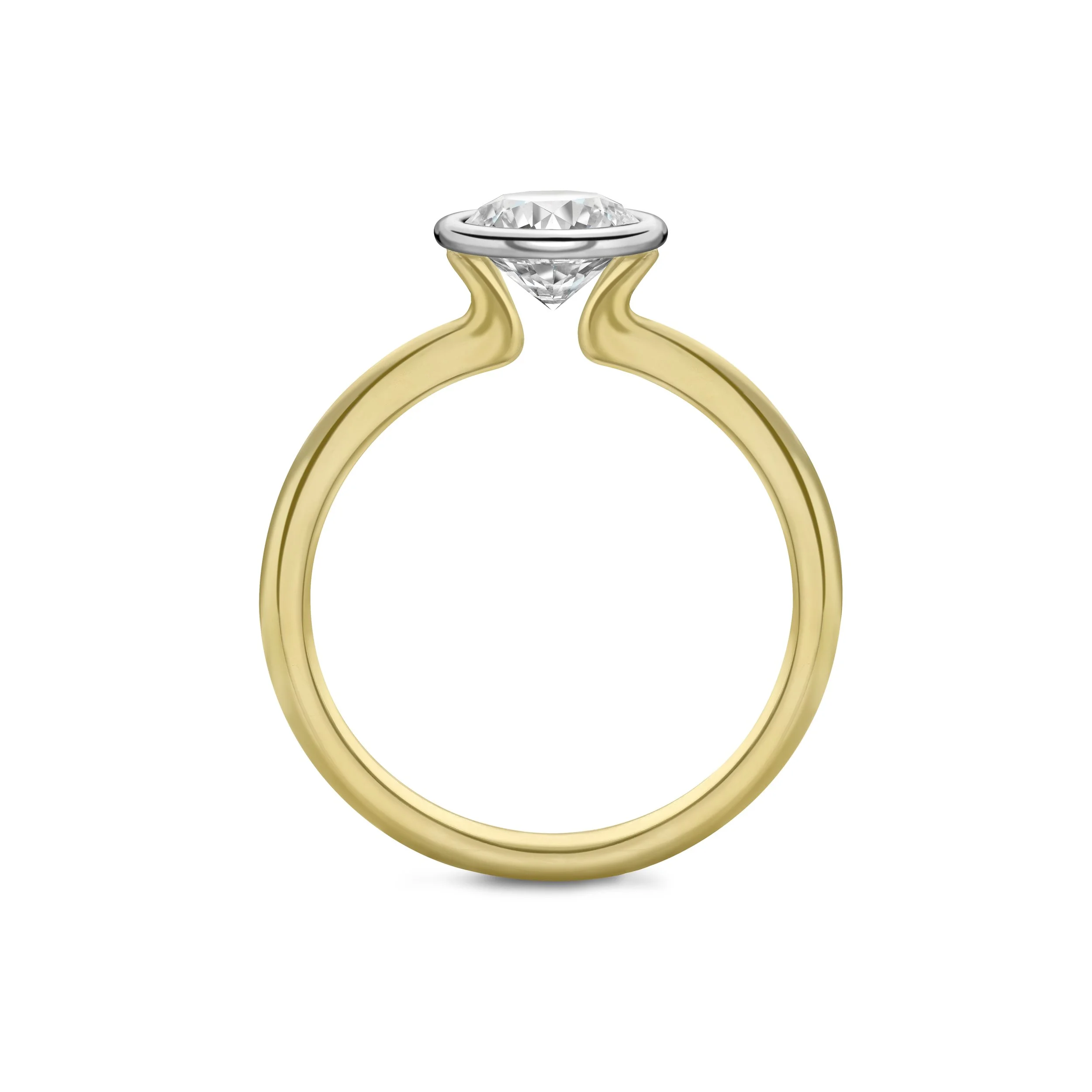 bespoke 1ct Natural diamond engagement ring exeter