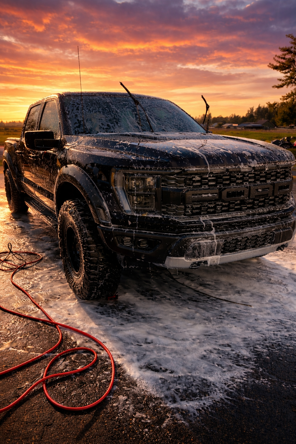 Exterior Wash+ Tire Shine