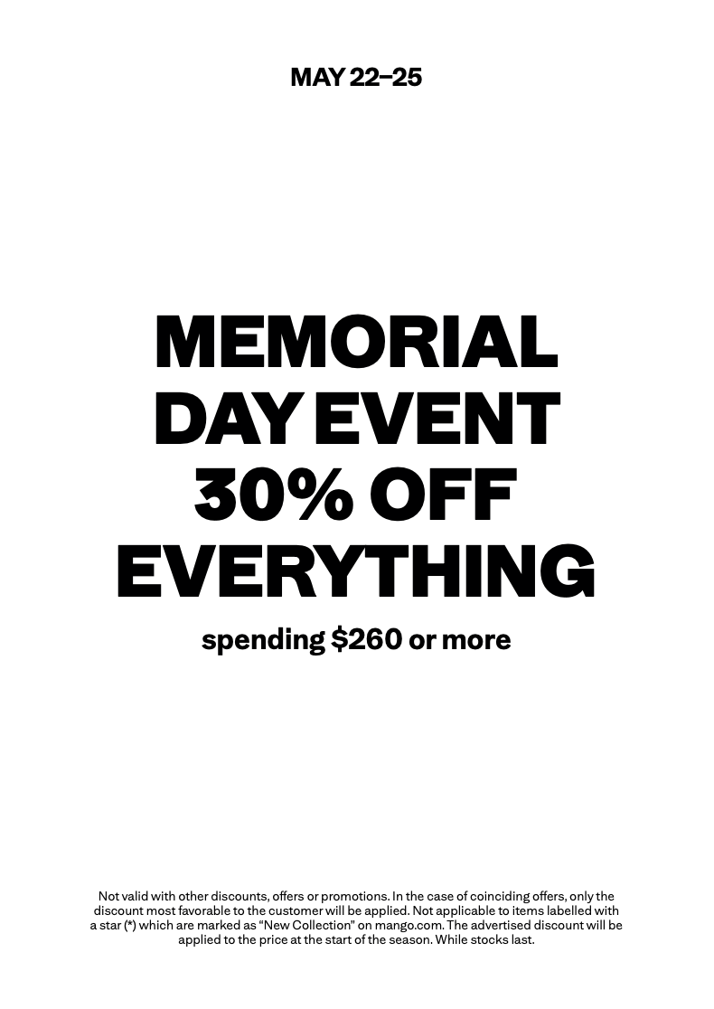 MEMORIAL DAY EVENT 30% OFF EVERYTHING