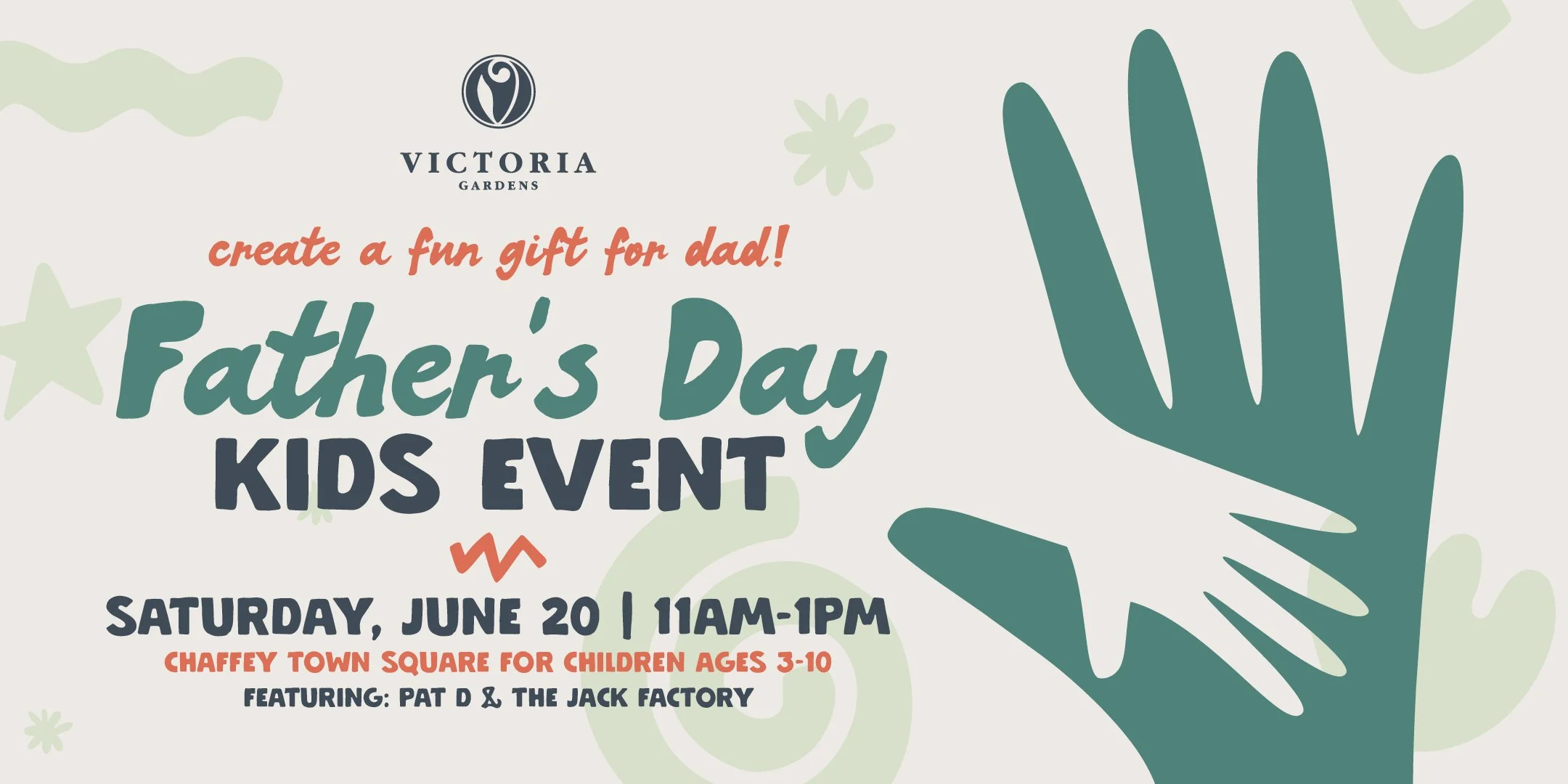 Fathers Day Kids Event flyer