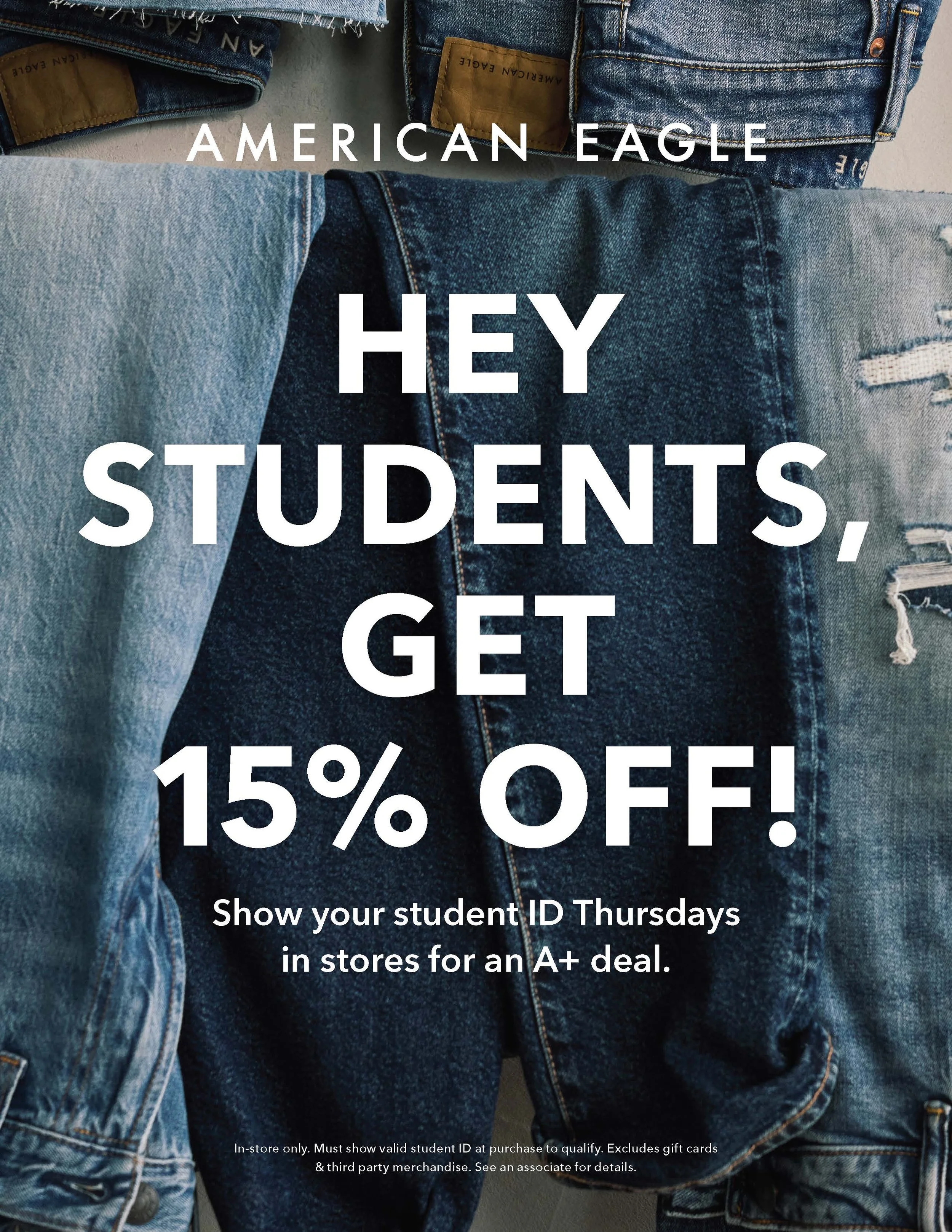 Student Discount at American Eagle
