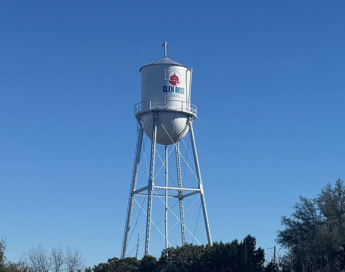 Glen Rose Texas Water Tower