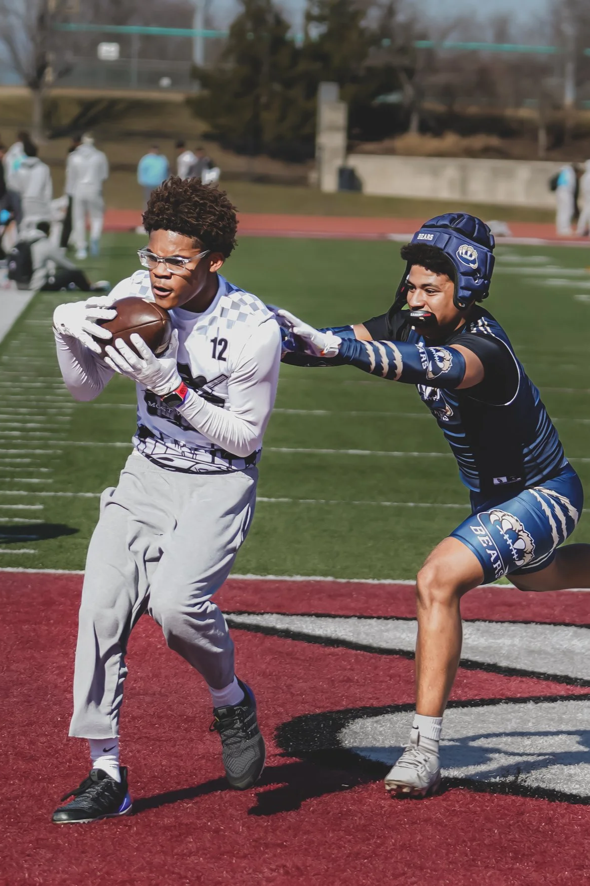 WR/ATH Courtney Sanders - Topeka High