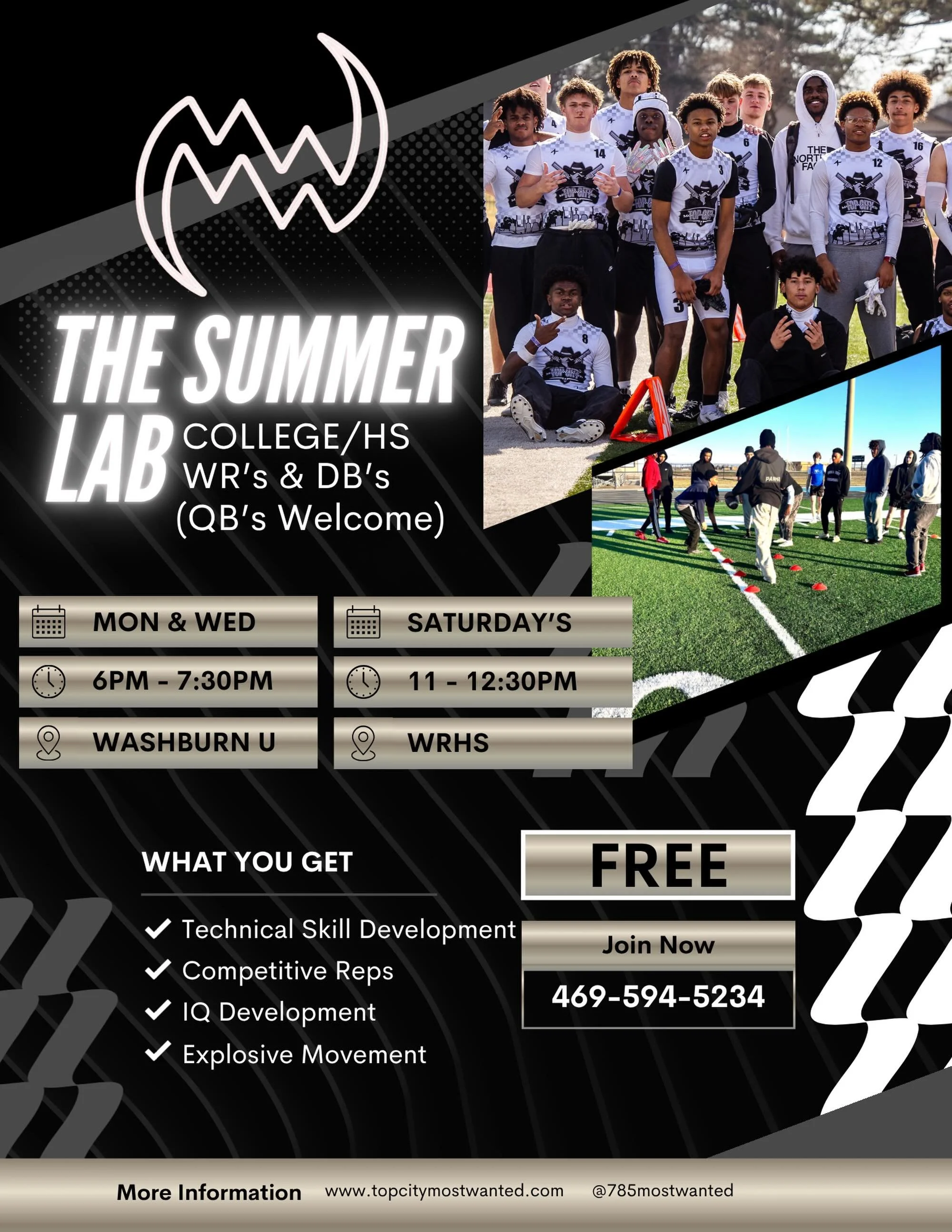 The Lab is open🔬
Every Monday, Wednesday, and Saturday until the college guys head back in July. High School and College athletes&mdash;come get these reps for FREE.
DM to join the movement. 📈