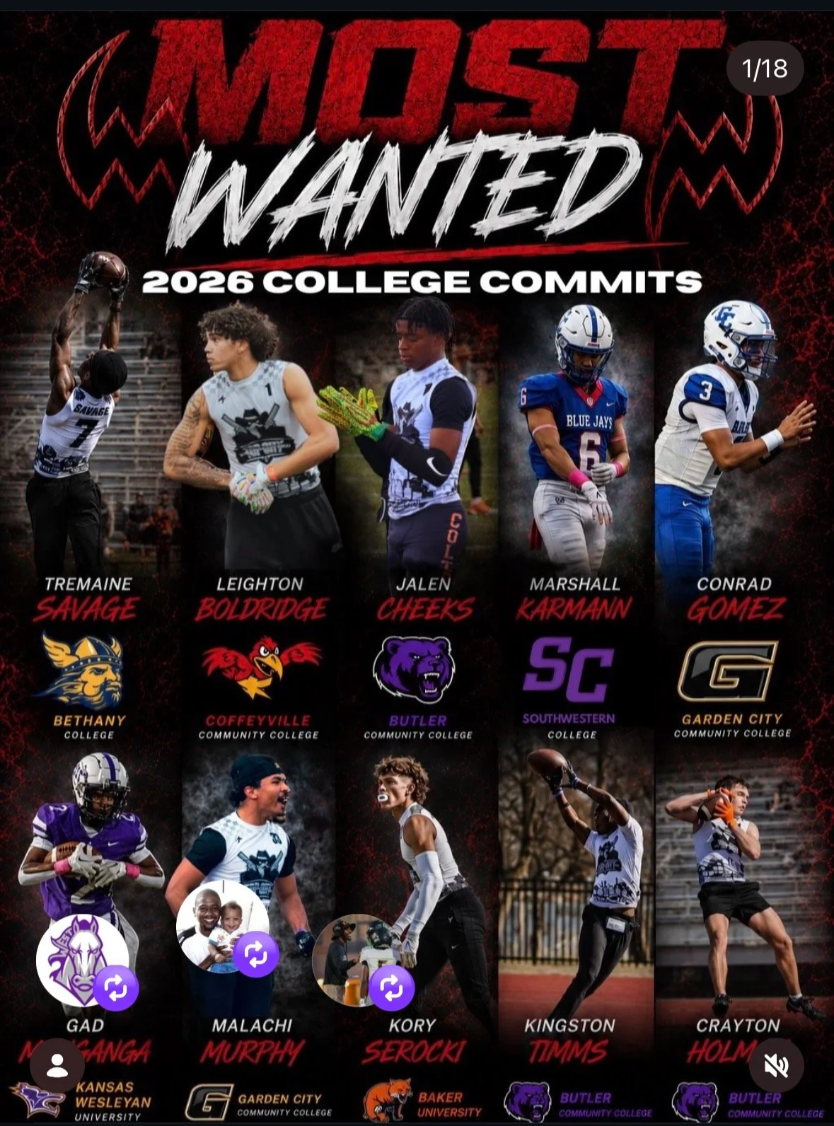10 TCMW Athletes Earn the Opportunity to Play College Football
