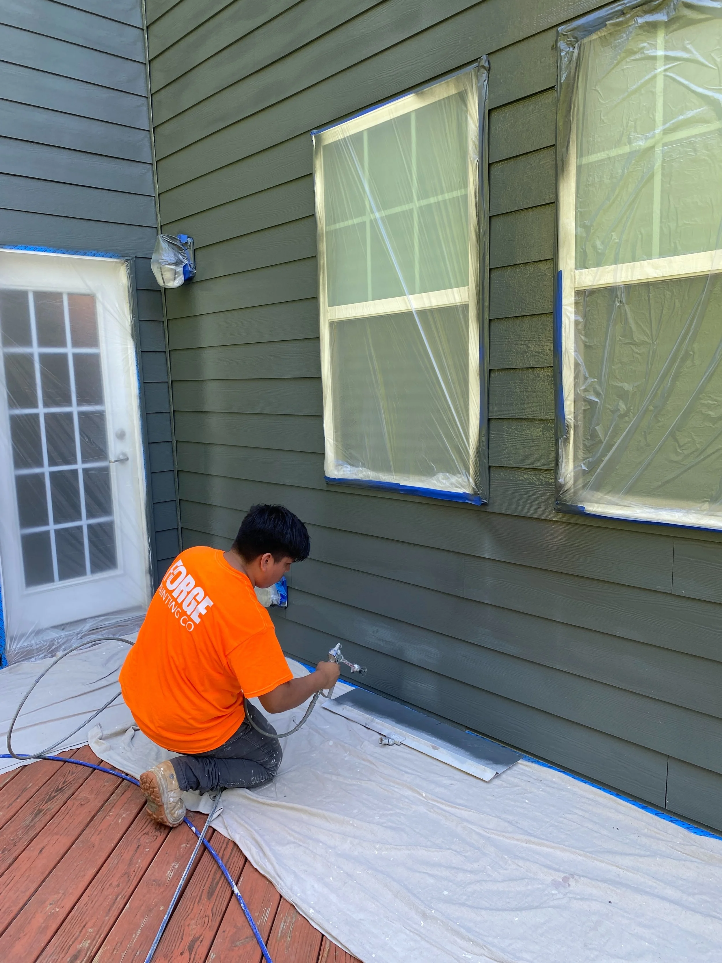 This is where the real work happens. Proper prep makes all the difference in how an exterior paint job looks&ndash; and how long it lasts.

Clean prep, solid coverage, and attention to detail. If you need to repaint this season, reach out for a free 