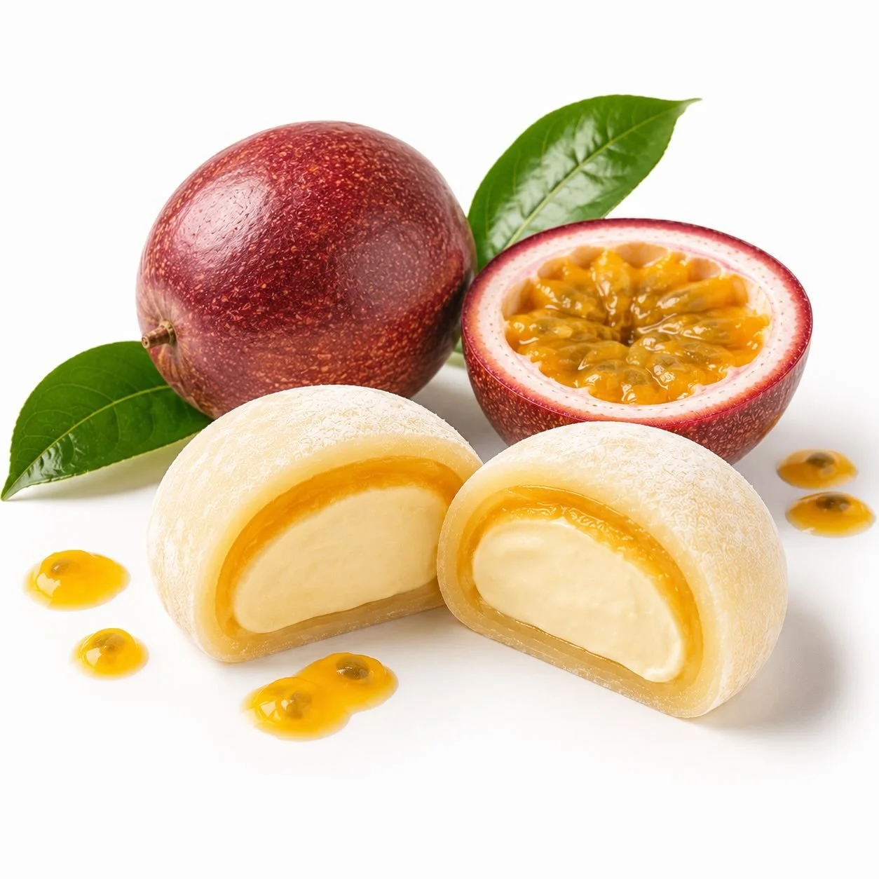 Passion Fruit Mochi