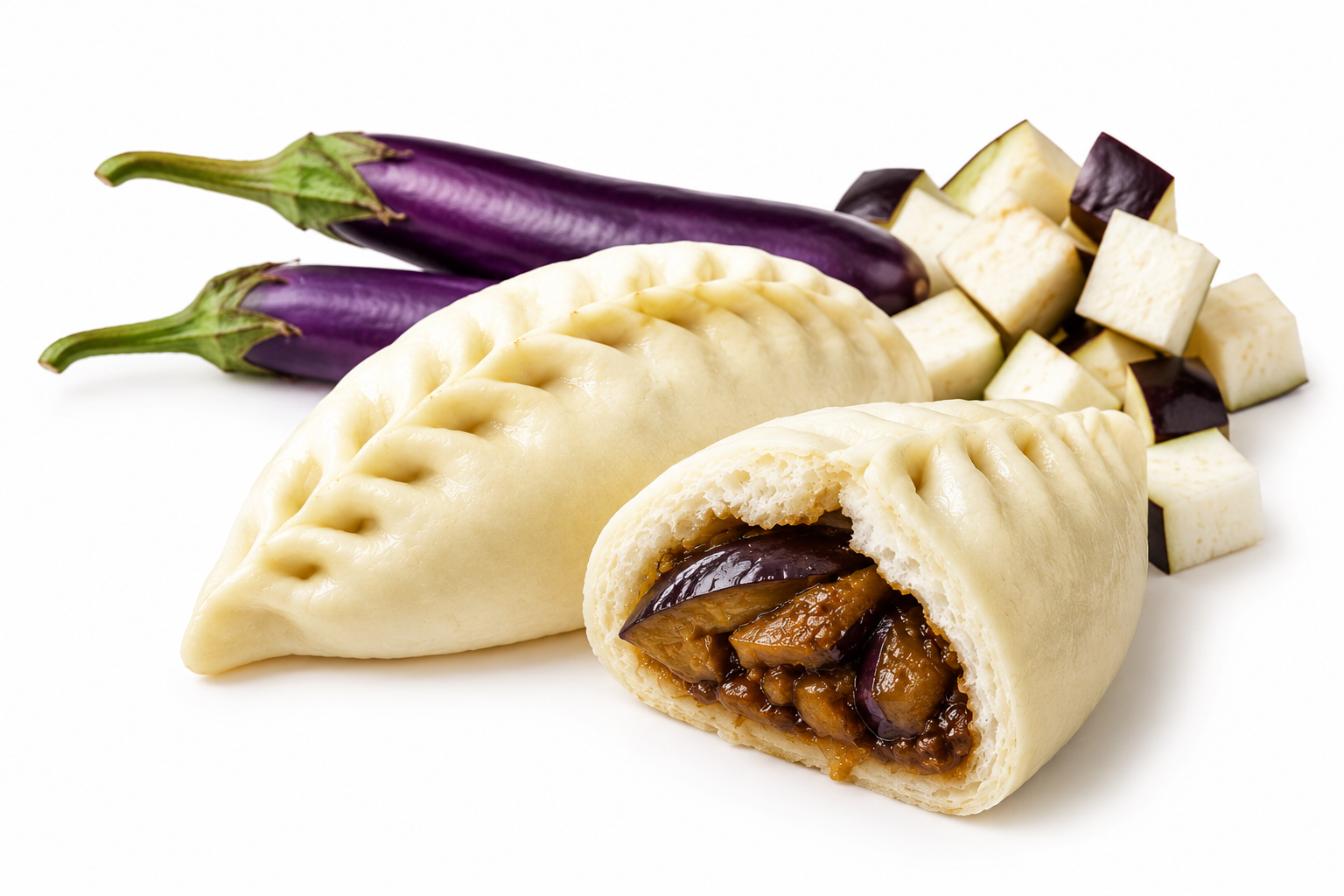Braised Eggplant Bao Ⓥ