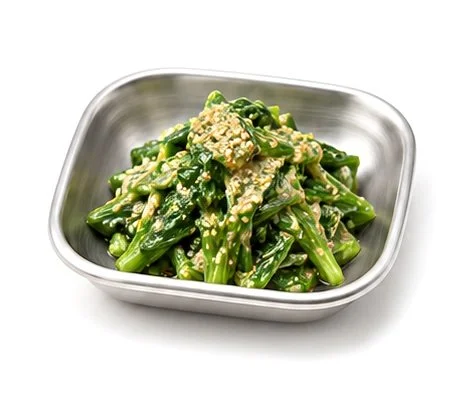 Spinach with Sesame pasta