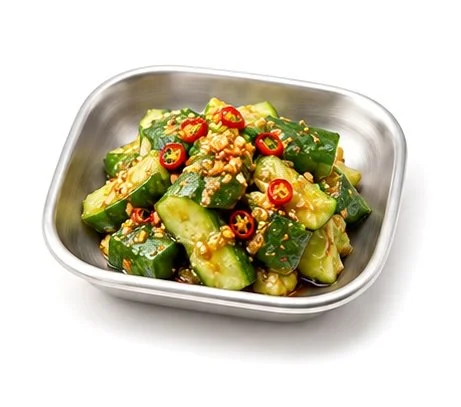 Spicy cucumber salad