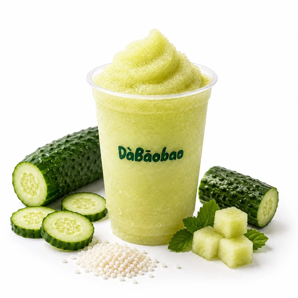 Cucumber Fermented Rice Ice Cream