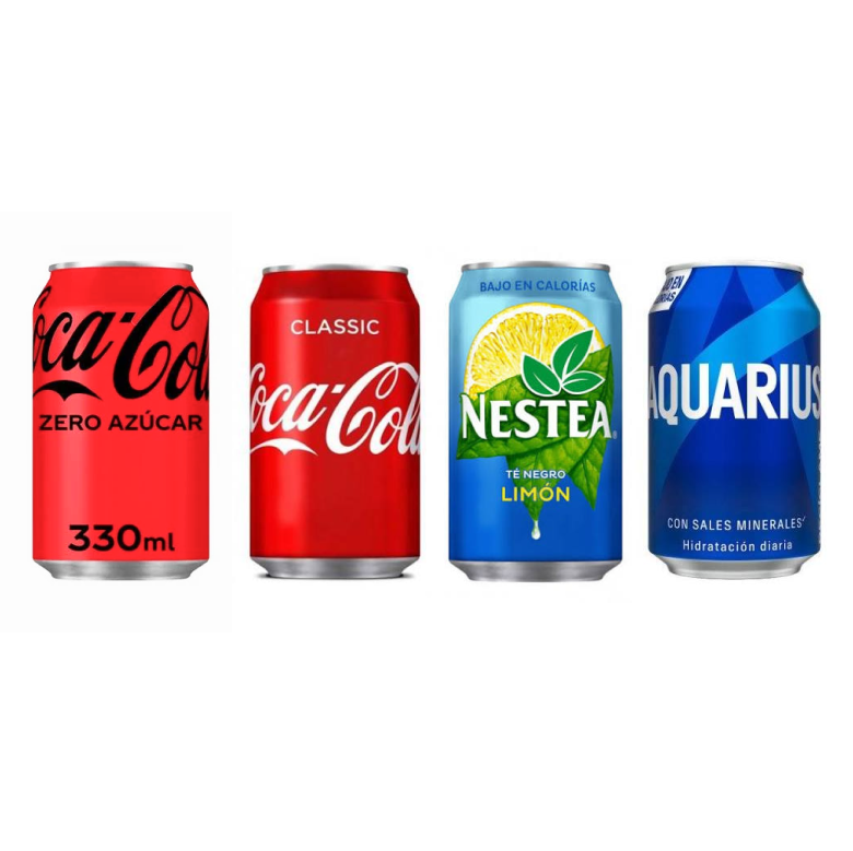 Coca Cola / Zero, Aquarius, Nestea - 330ml