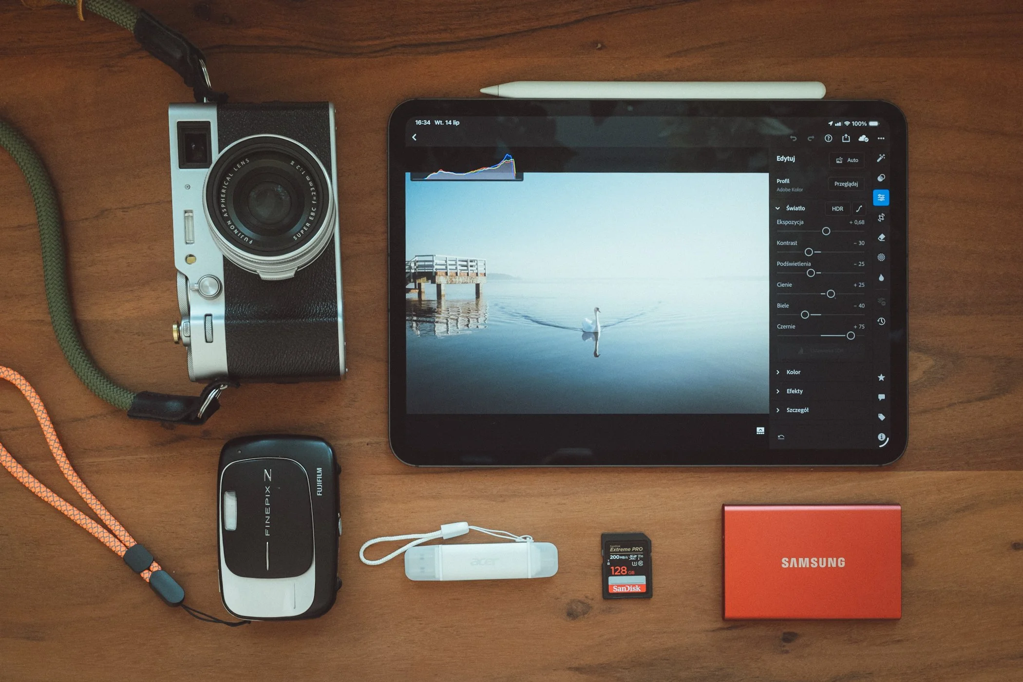 Mój proces pracy ze zdjęciami na iPadzie: Lightroom, iCloud i backup