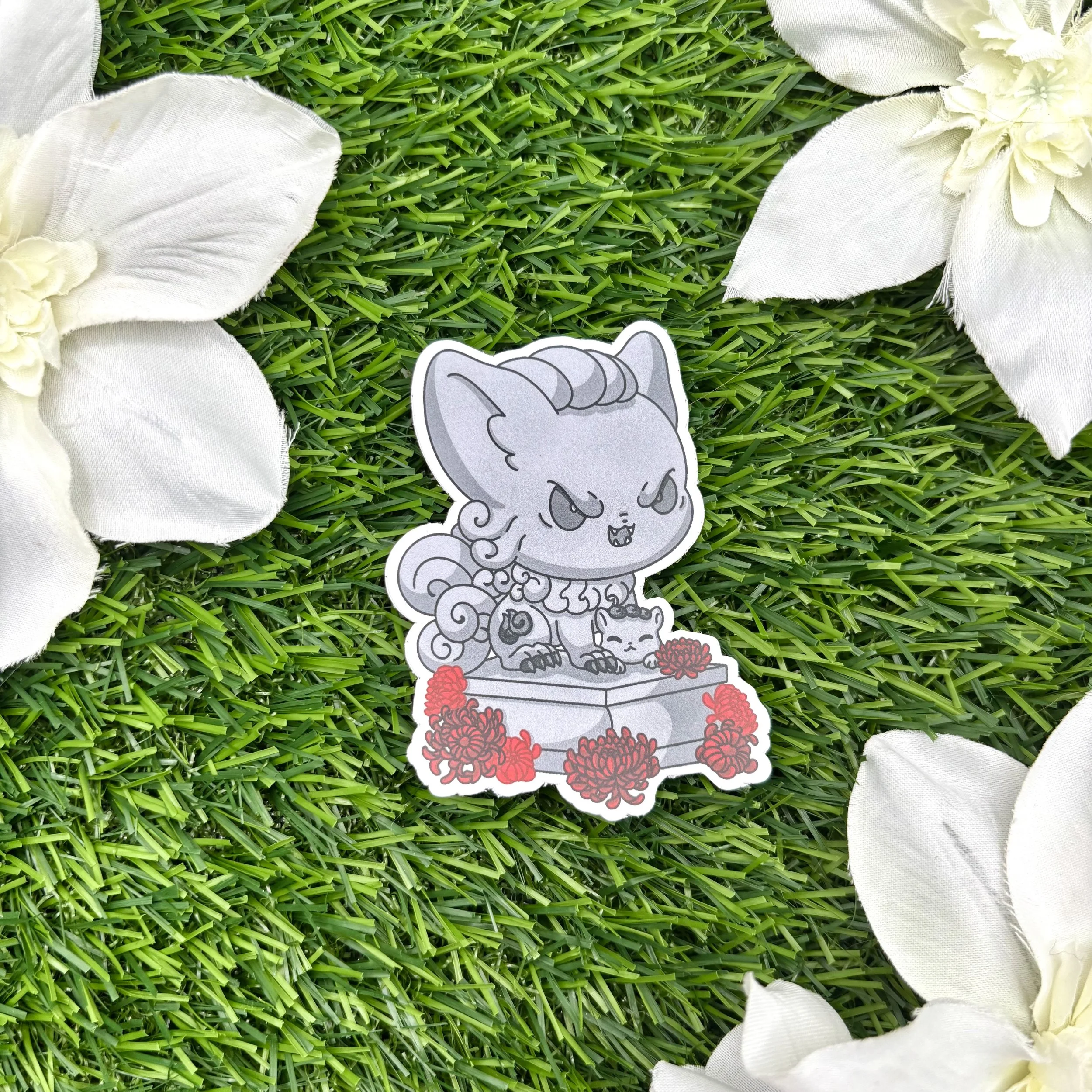 Lion Dog Rinari Sticker