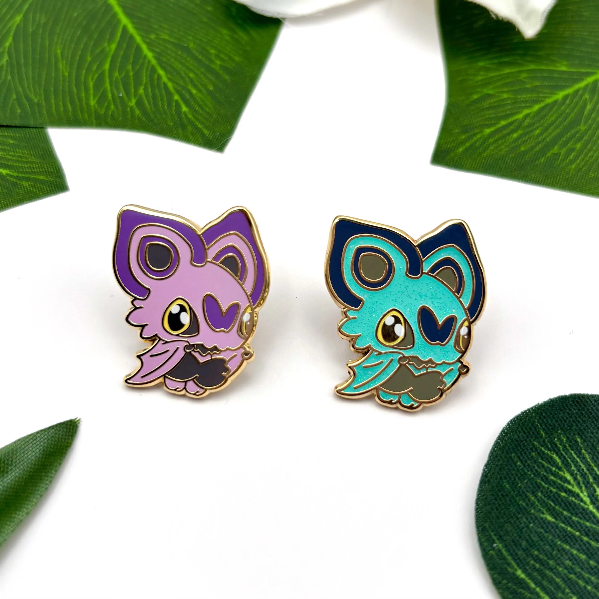 Tiny Night Flyer Enamel Pin