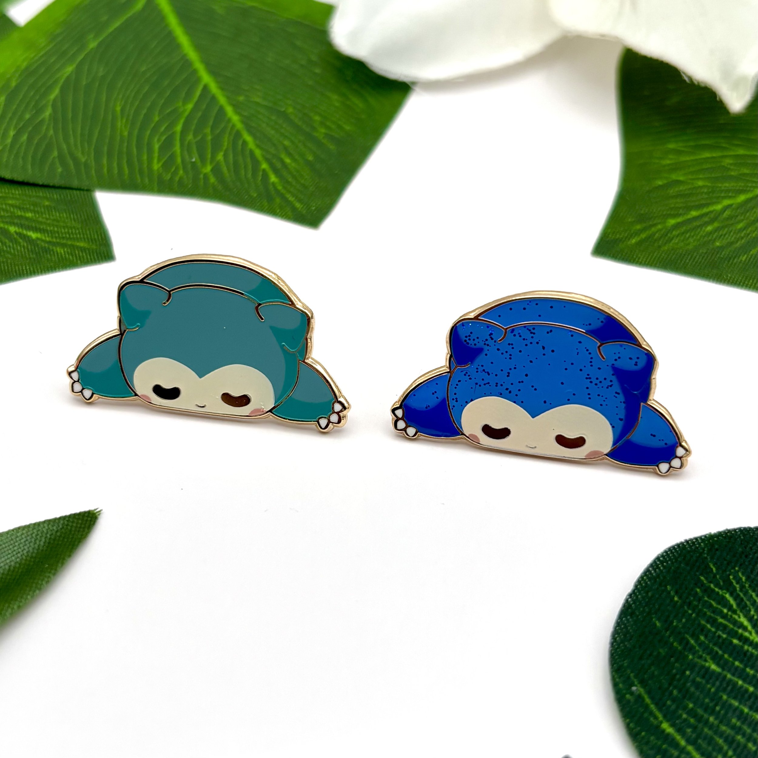 Sleepy Forest Guardian Enamel Pin