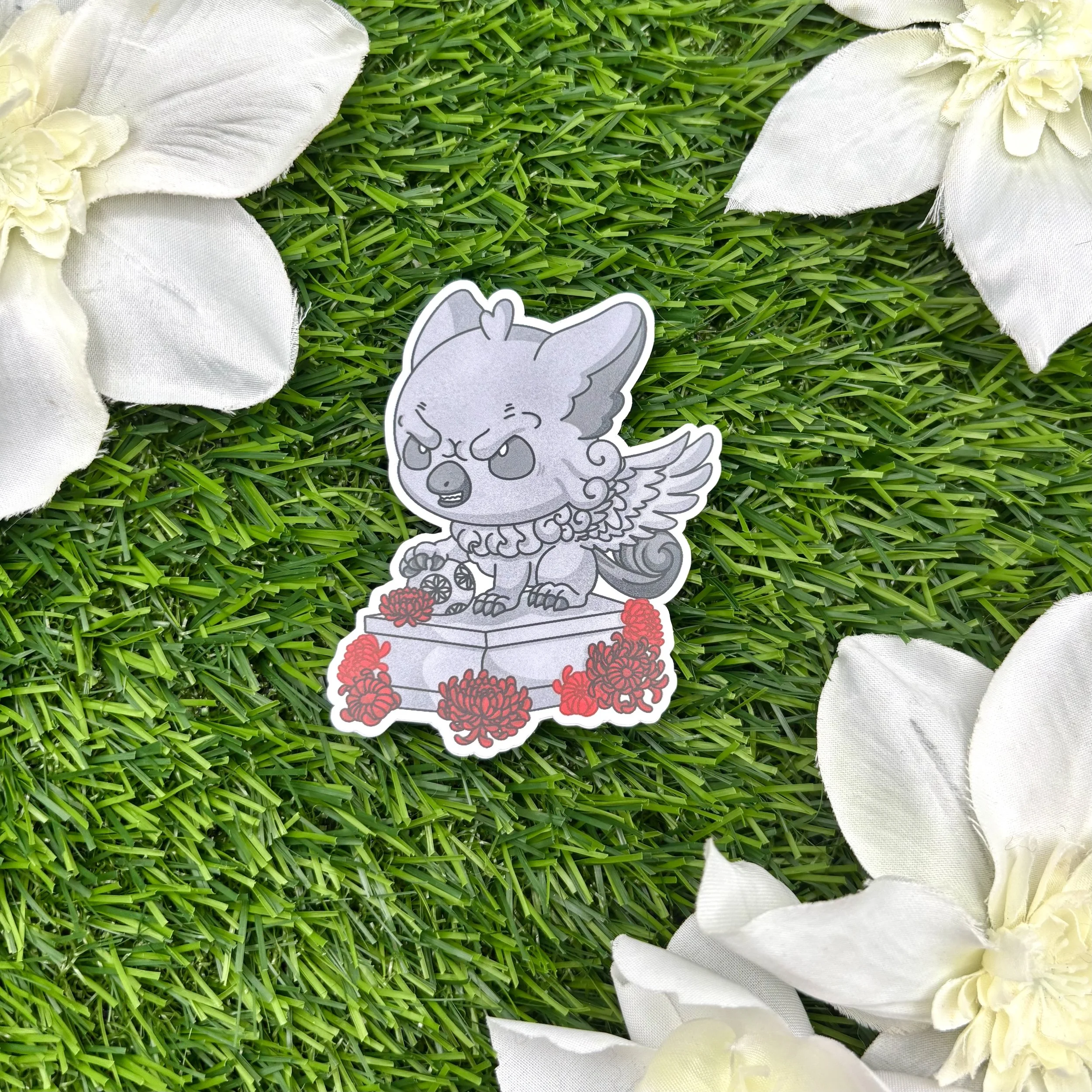 Lion Dog Felix Sticker