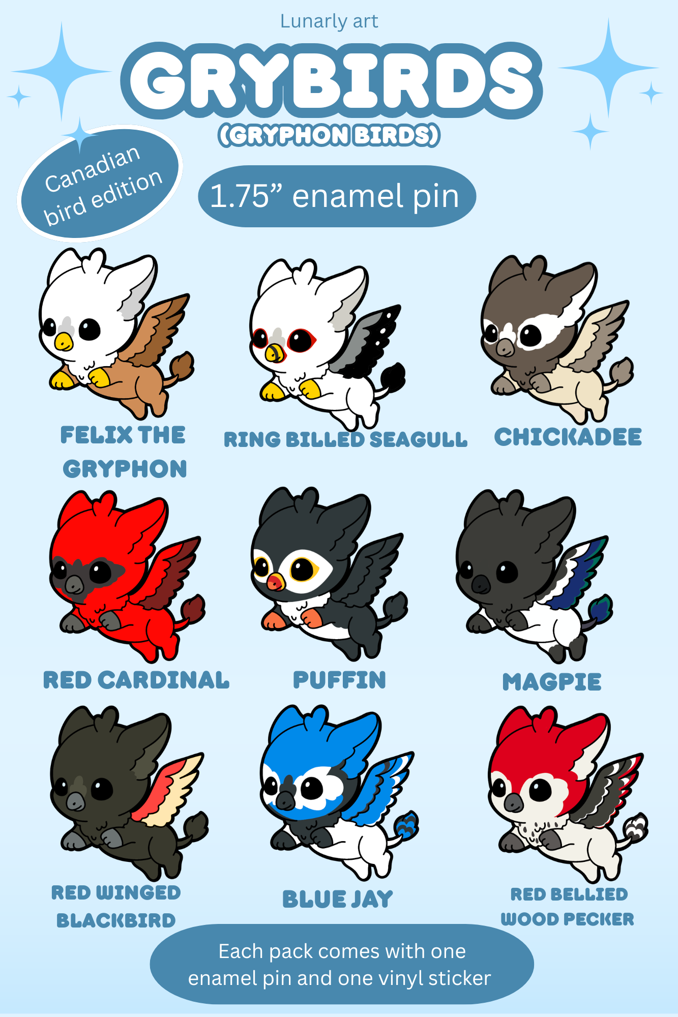 Canadian Grybird Mystery Pack