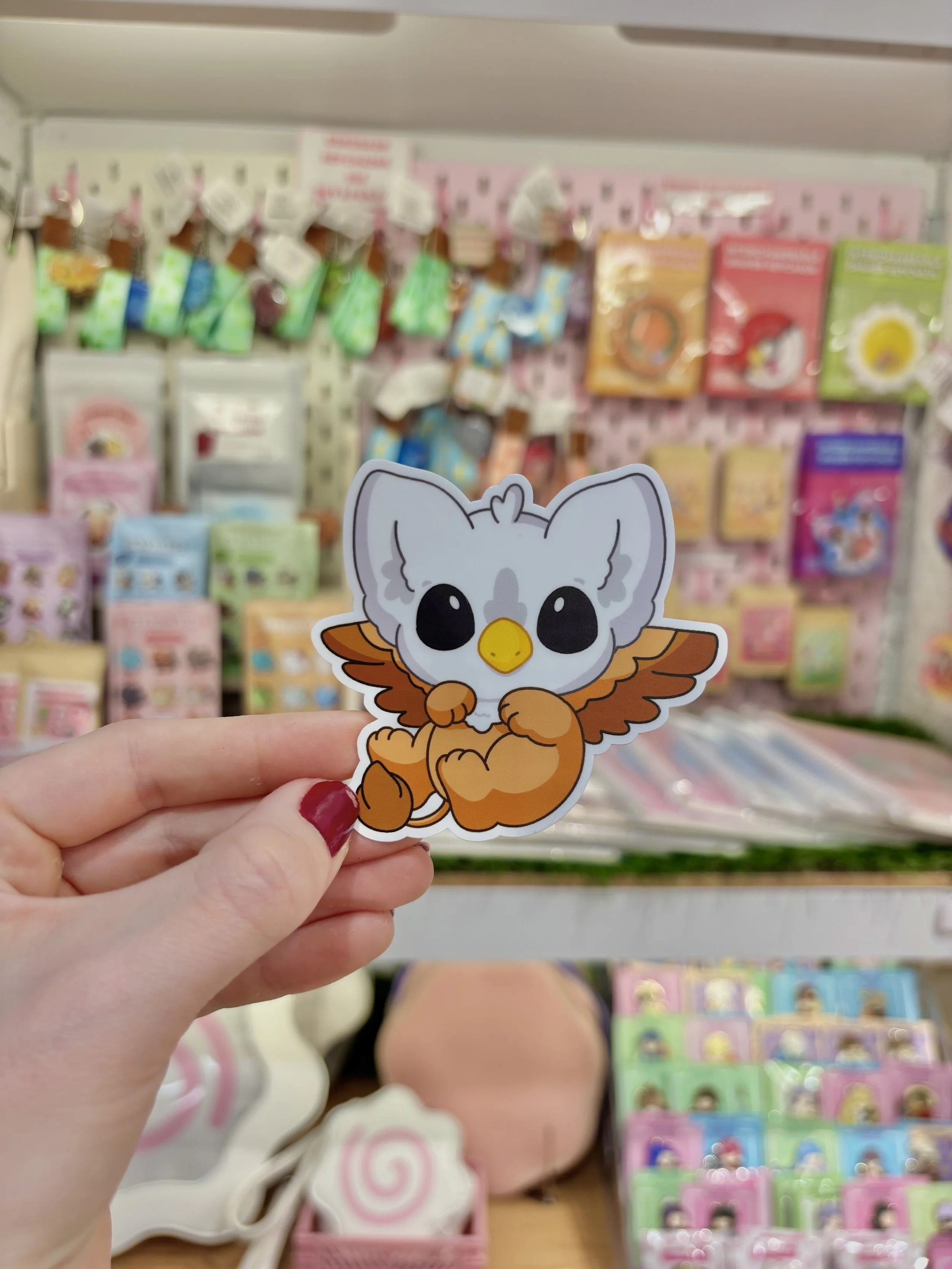 Floating Felix Sticker