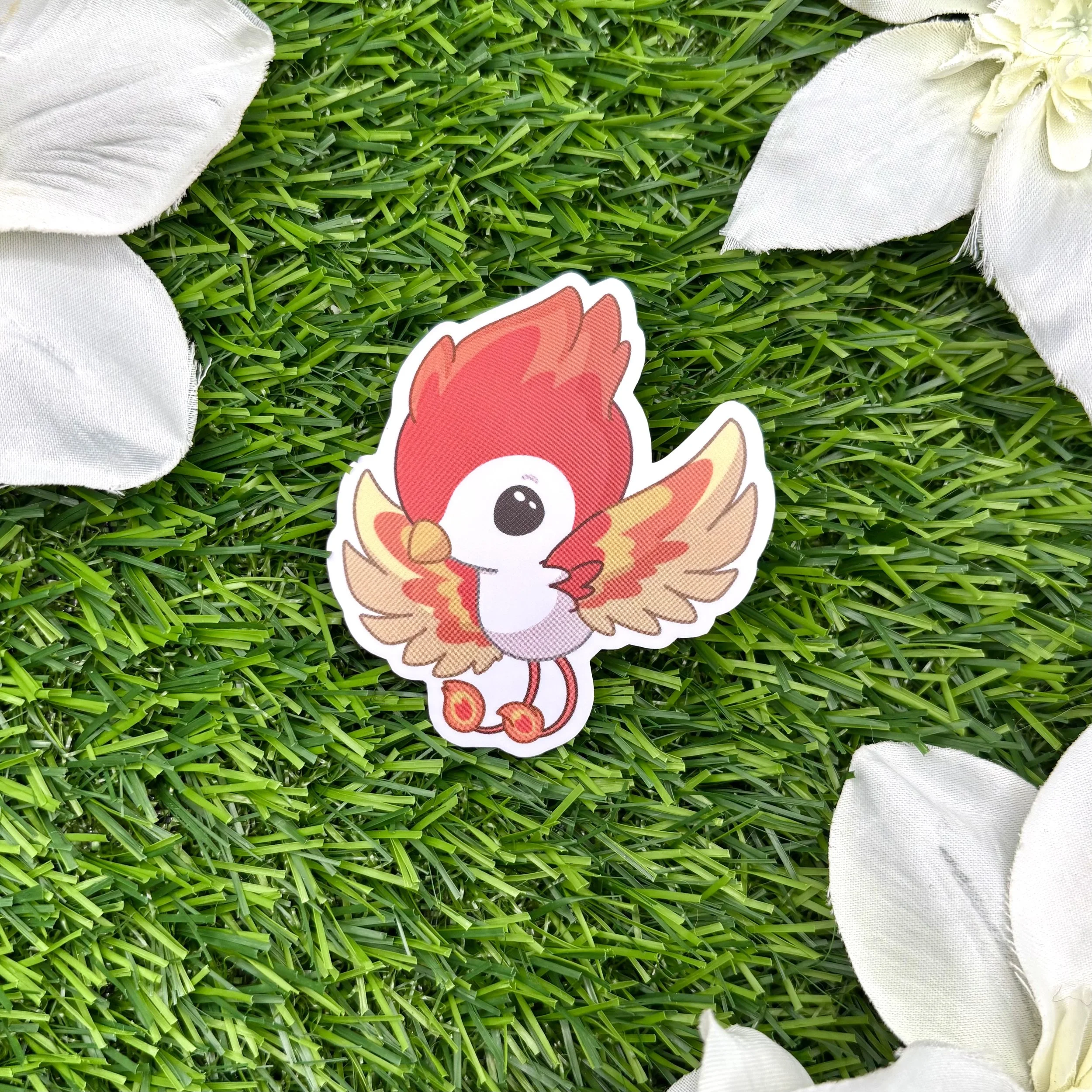Red Phoenix Sticker