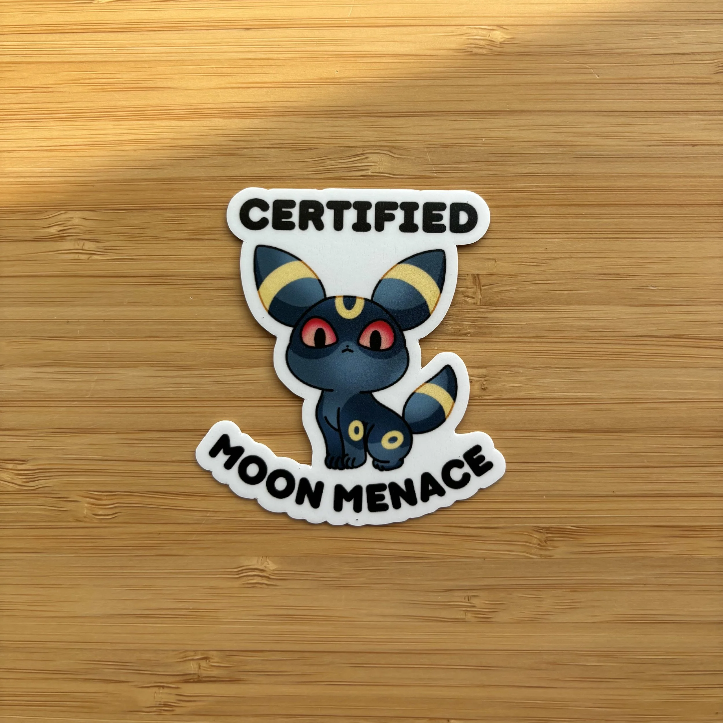 Moon Menace Sticker