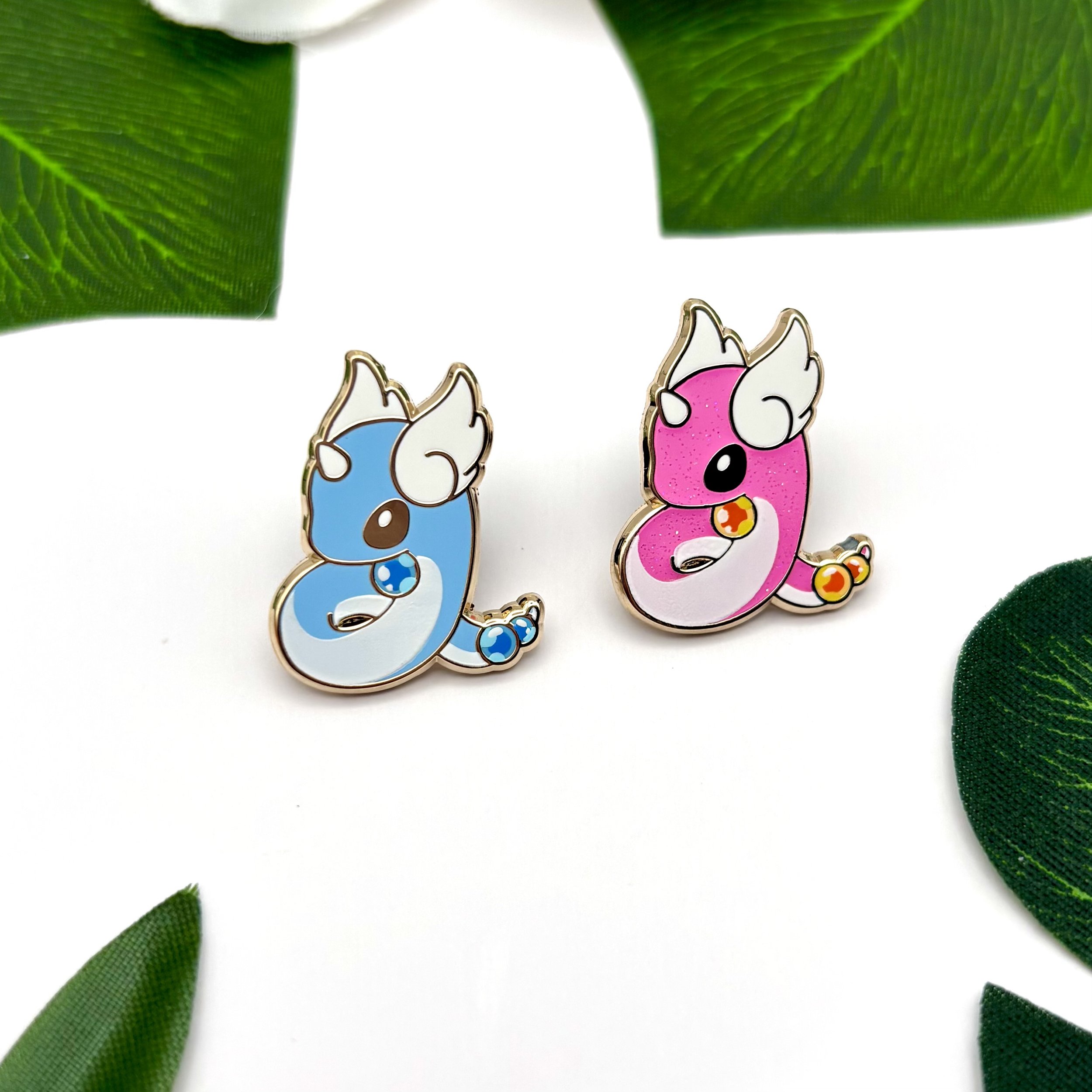 Serene Sky Dragon Enamel Pin