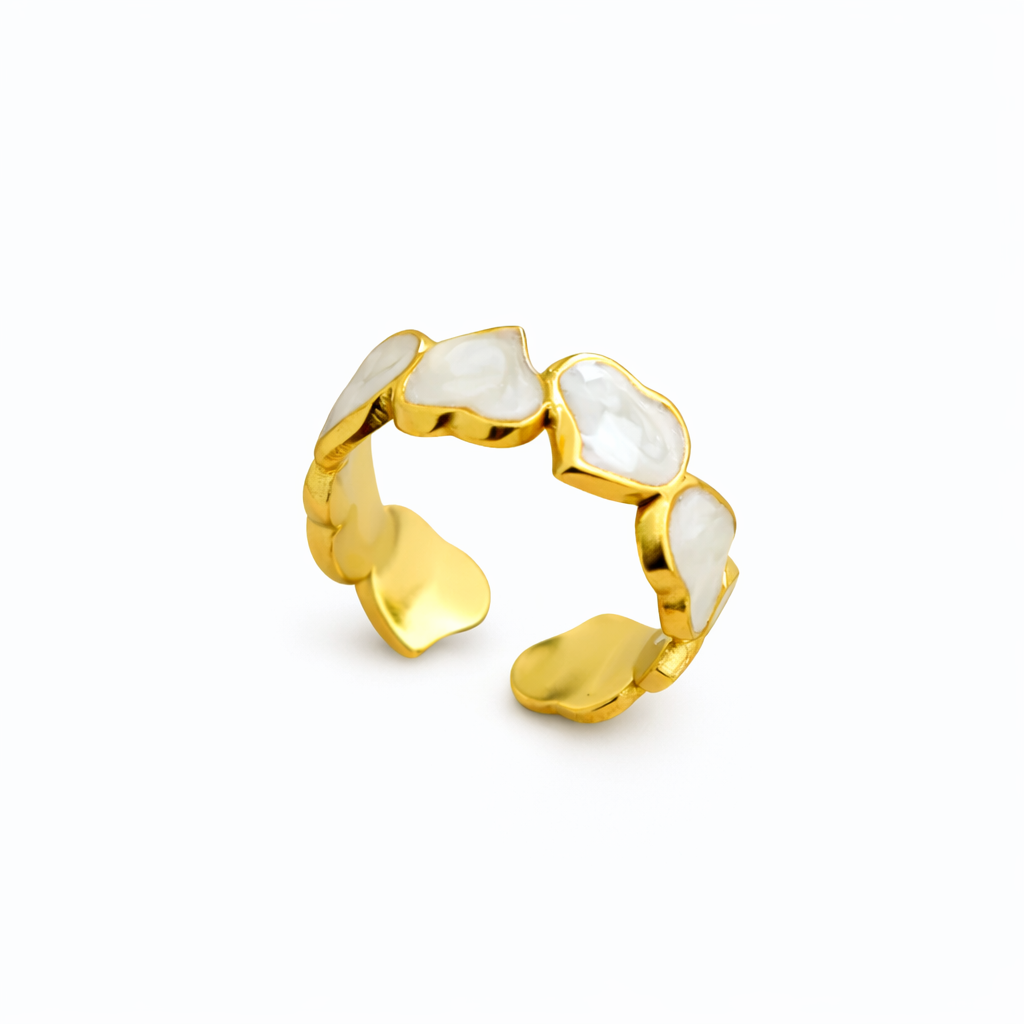 Multi-Heart Band Ring