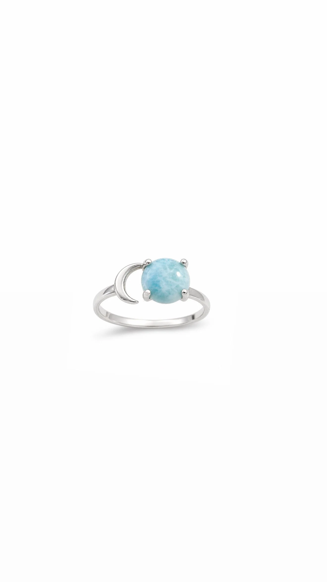 “Celeste Moon” Sterling Silver Ring