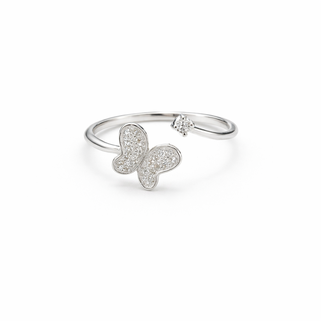 Whispering Butterfly Ring
