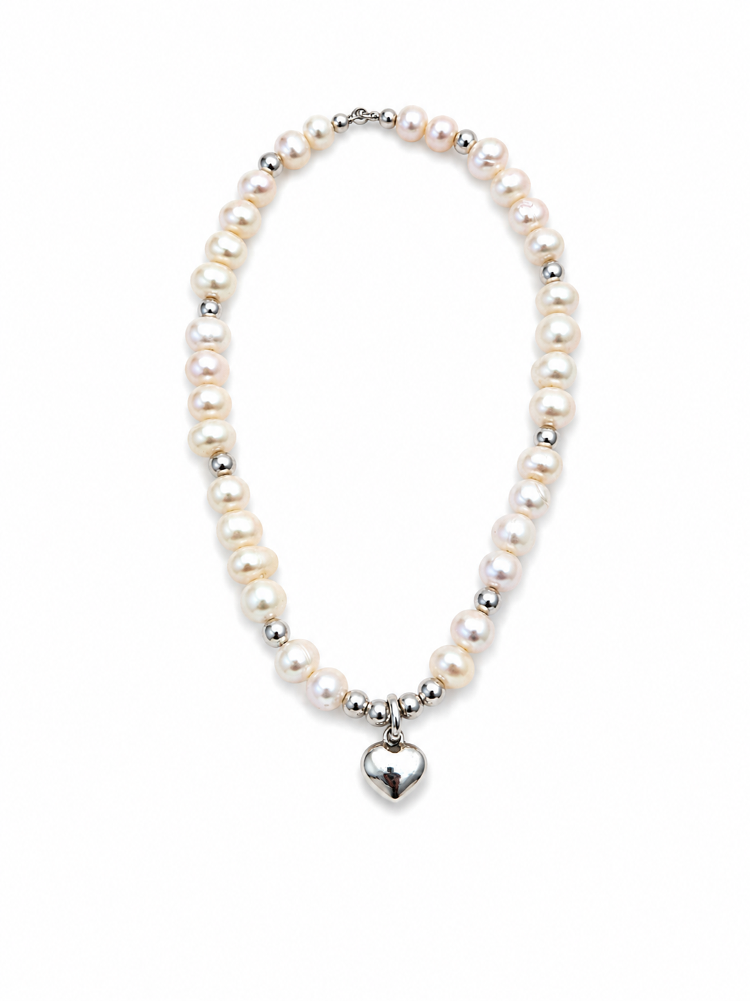 “Luna Heart” Freshwater Pearl Necklace