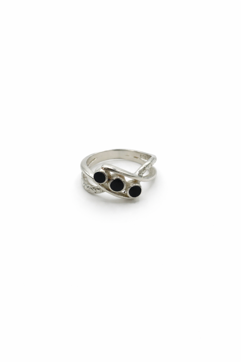 "Midnight Triple" Ring