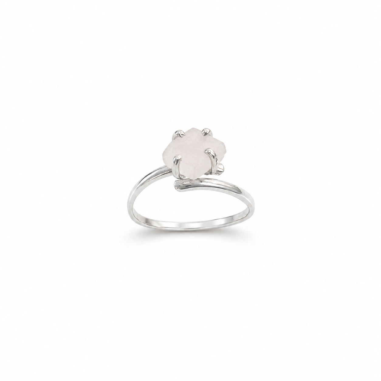 “Rose Aura” Sterling Silver Ring