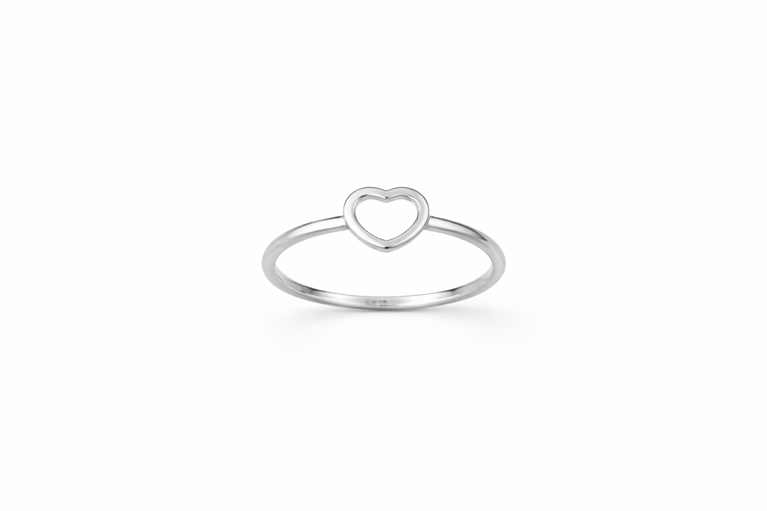 "Pure Heart" Open Ring