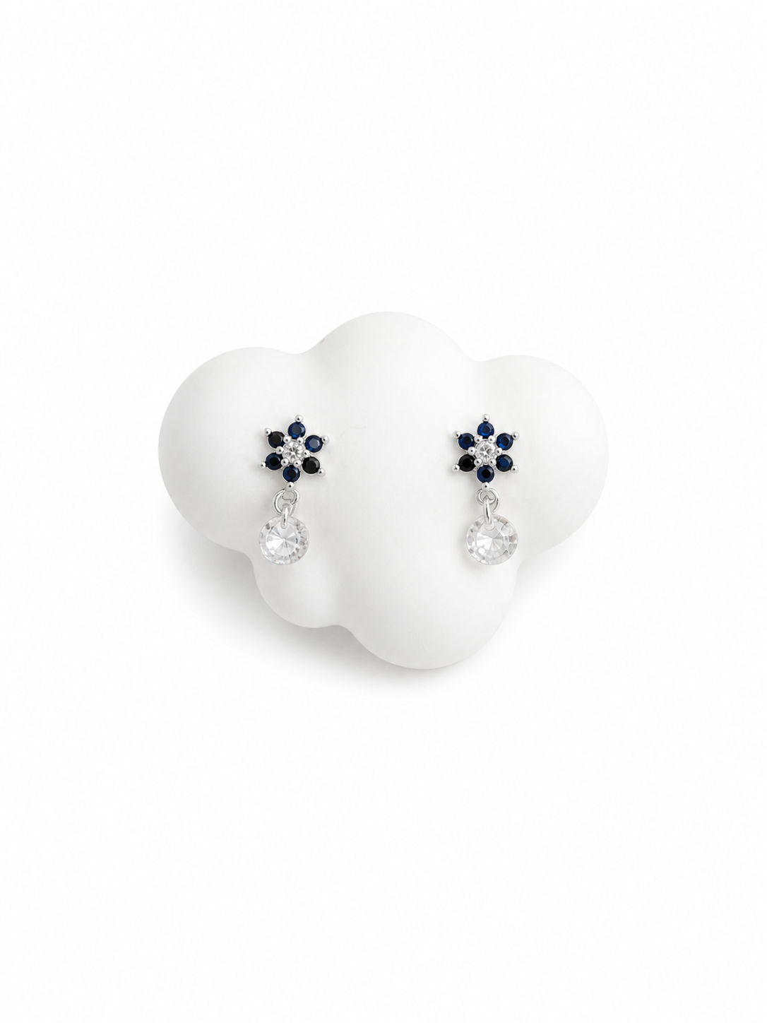 “Celestia Bloom” Sterling Silver Earrings