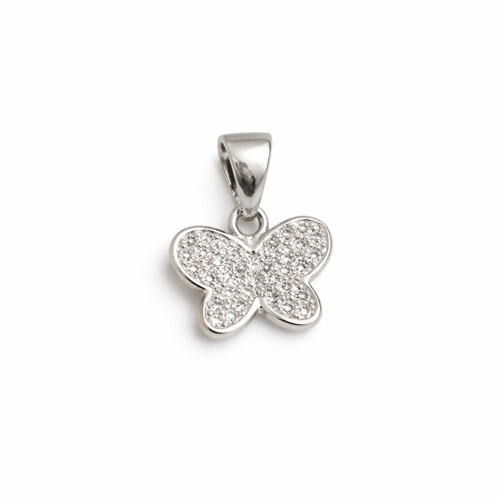 Flat Butterfly Pendant