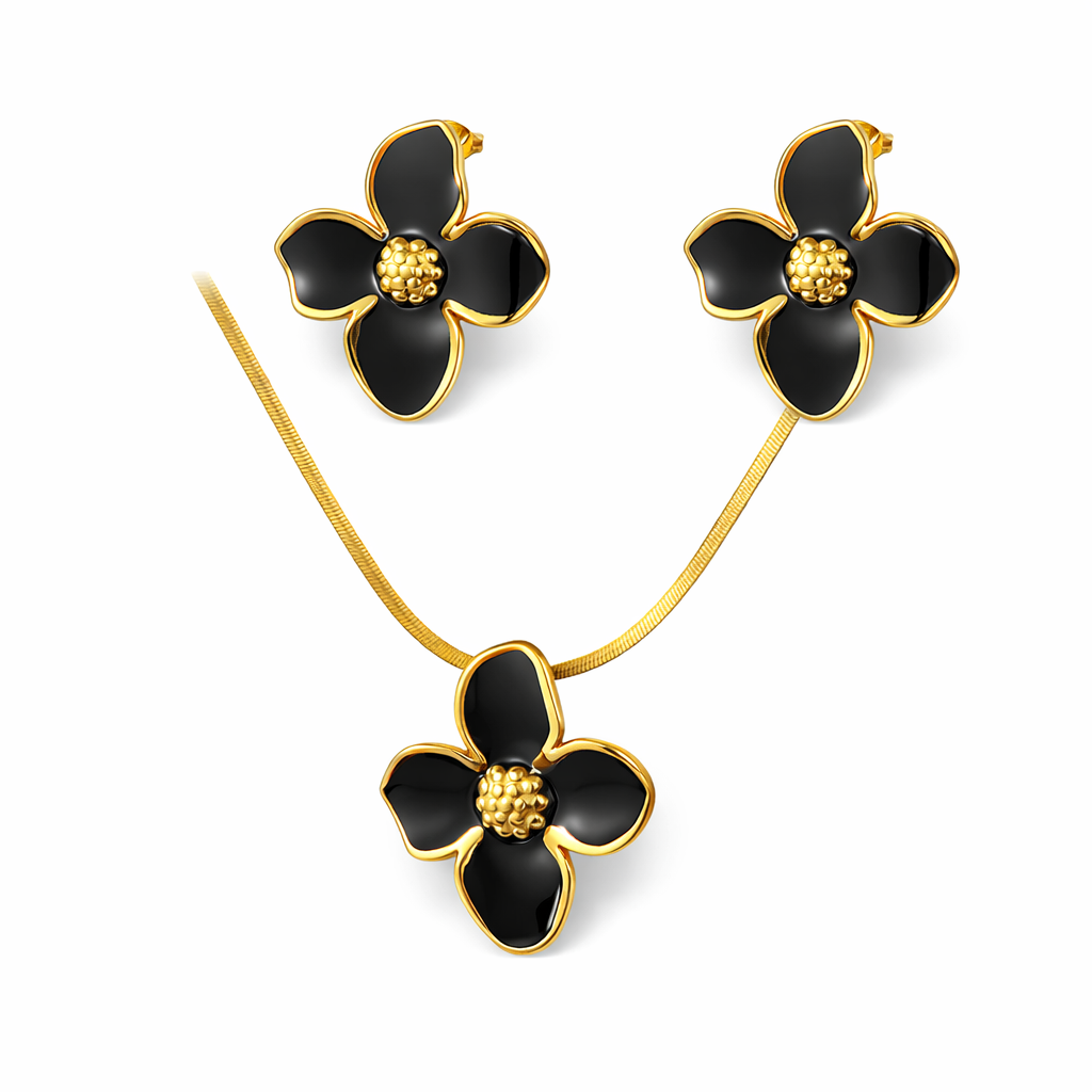 Midnight Bloom Clover Set