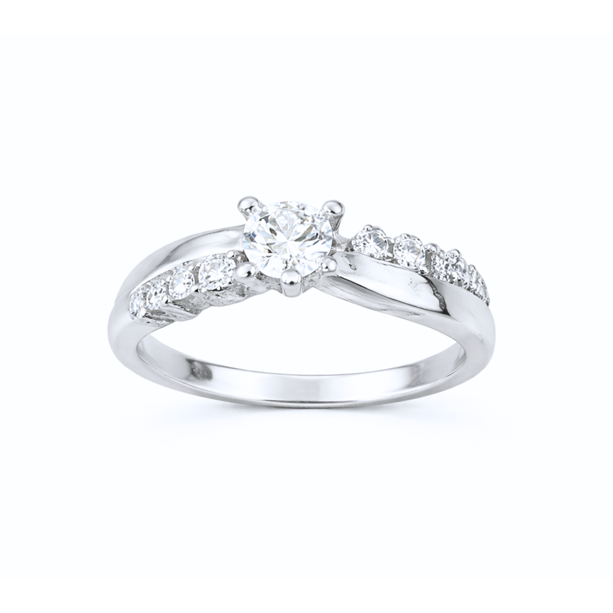 "Heart’s Radiance" Zirconia Ring